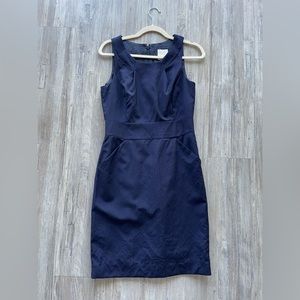 J Crew Suiting Dress Navy Size 4